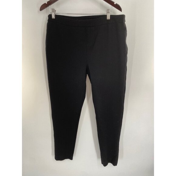 SOFT SURROUNDING PULL ON BLACK SLIM LEG STRETCHY SIZE XL - Picture 1 of 5